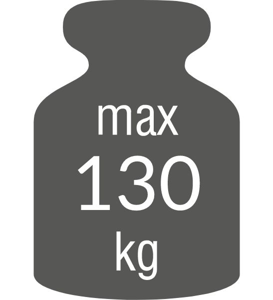 Max 130kg